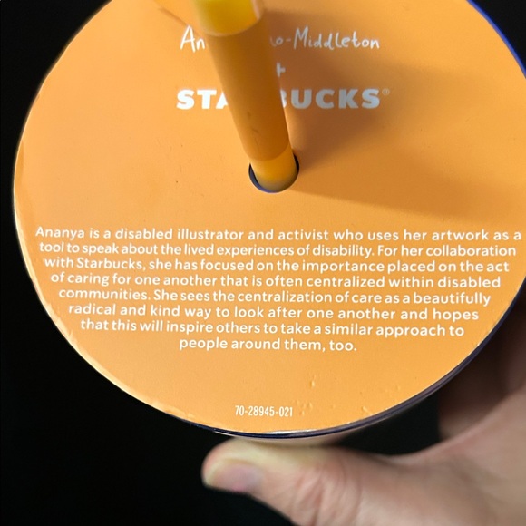 NWT Starbucks Holographic Illustrated Tumbler - ANANYA Rao-Middleton - Picture 10 of 12